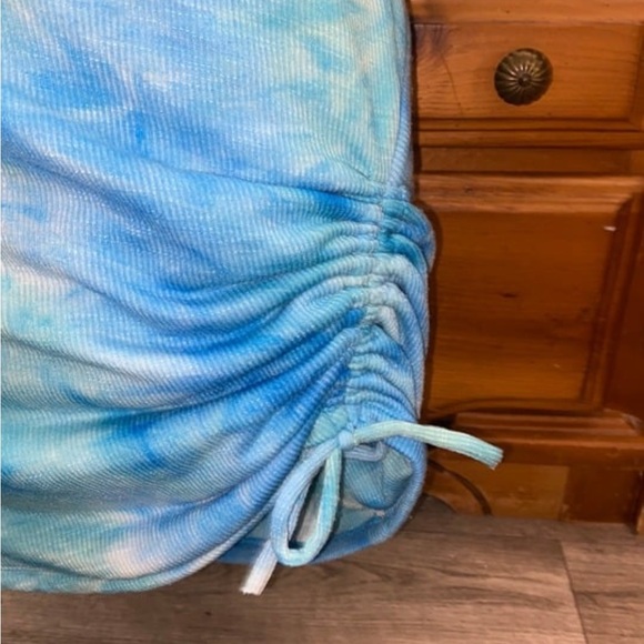 Ruched cover up mini skirt - Picture 7 of 7